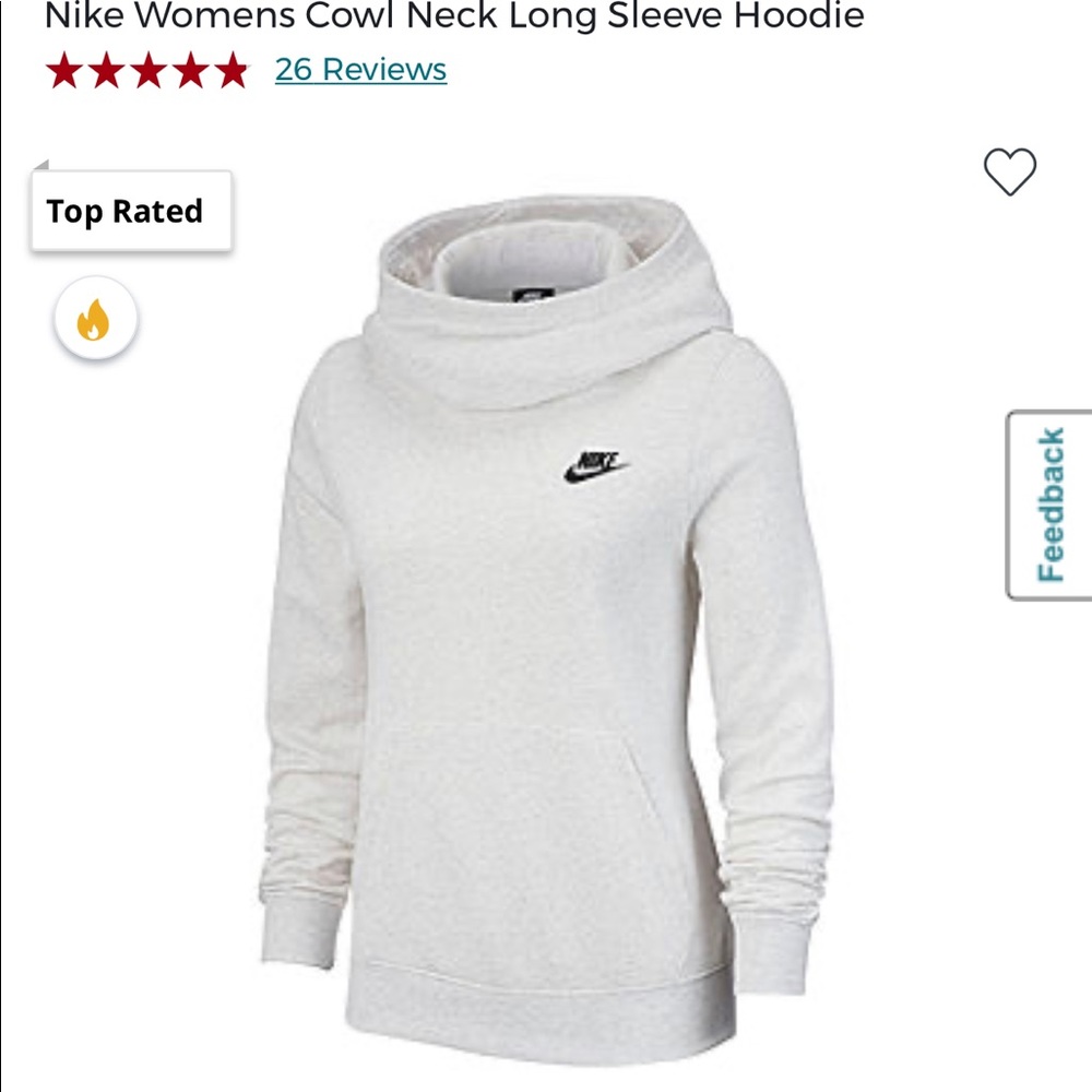 Nike Pullover Dri Fit Hoodie Cowl Neck